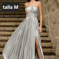 Vestido plateado