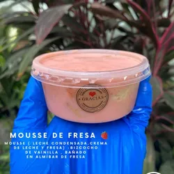 Mousse de fresa 