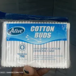 200 aplicadores de algodón