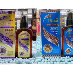 Aceite capilar antifrizz 2 en 1 de  120ml. Línea Disaar