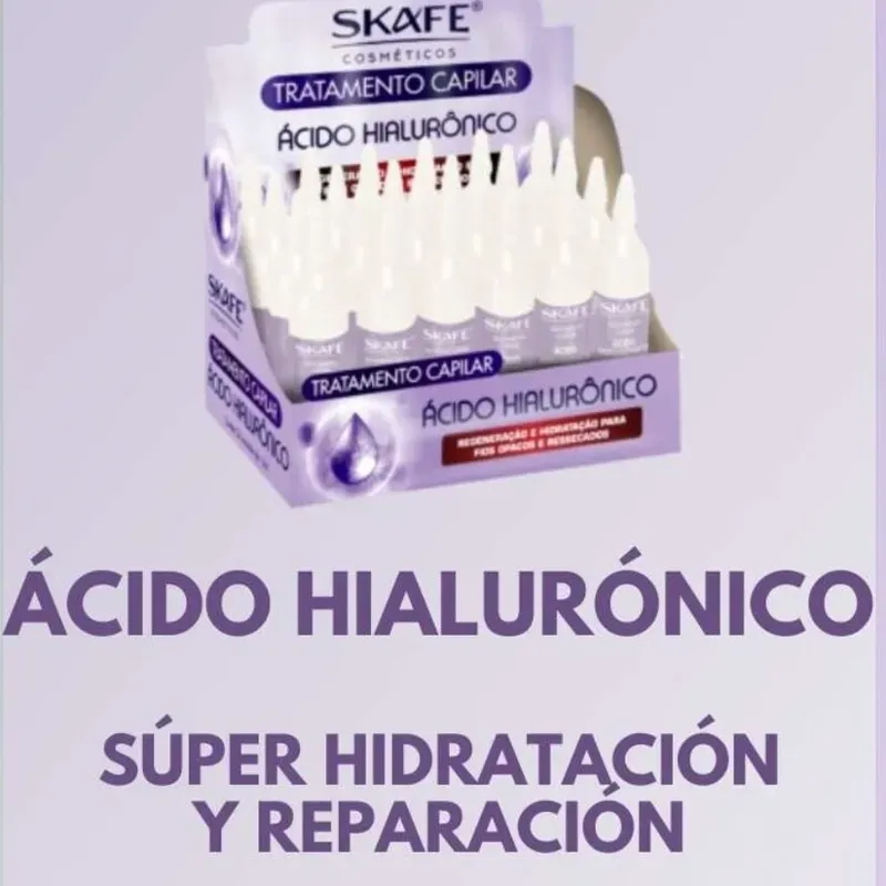 Ampollas capilares con ácido hialurónico 10ml  