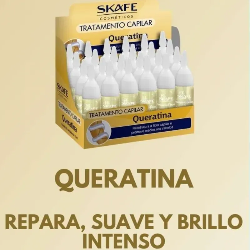 Ampollas capilares con keratina 10ml  