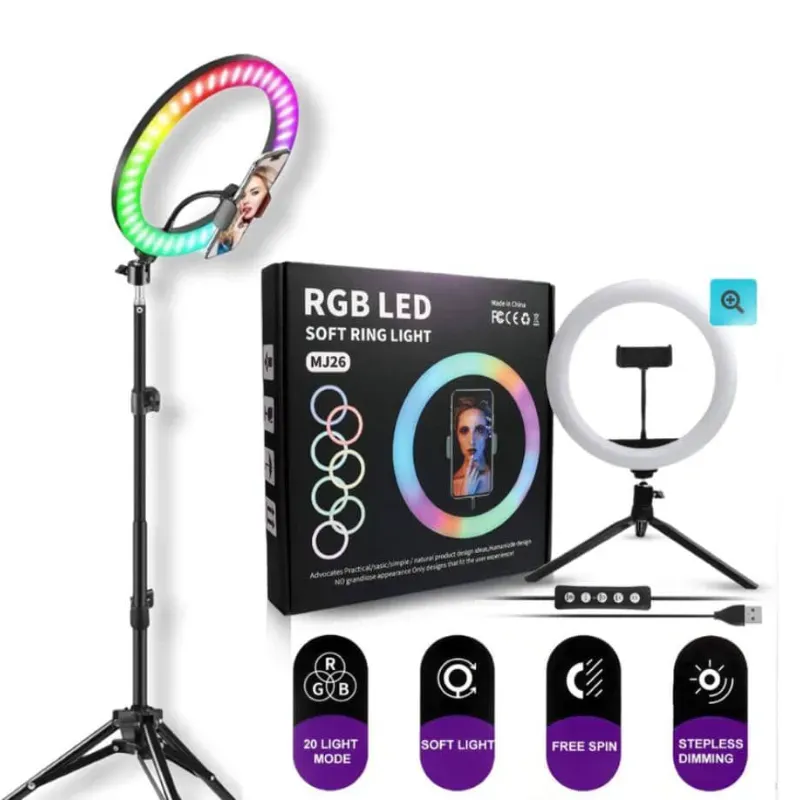 Aro de luz con trípode Accesorios para maquillaje Dani's