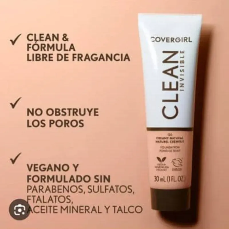 Base Líquida Covergirl Clean Invisible