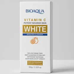 🍊 **BIOAQUA Vitamin C Brighten Cleanser – Limpieza Radiante y Antioxidante para el Rostro