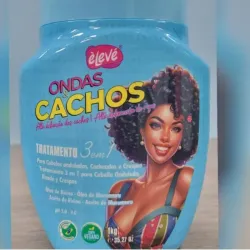 Crema 3 en 1 Para Rizos 1kg Tratamiento 3 en 1 para cabello ondulado, rizado y crespo.