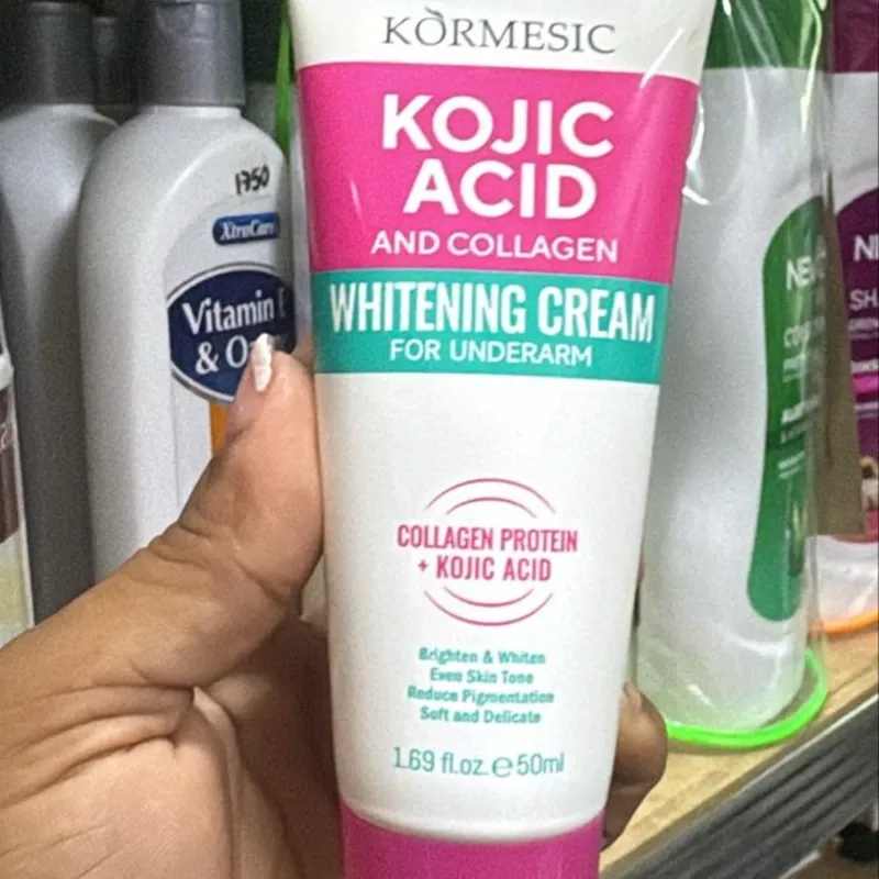 Crema acaparadora para zonas sensibles a base de ácido Kojico y colágeno