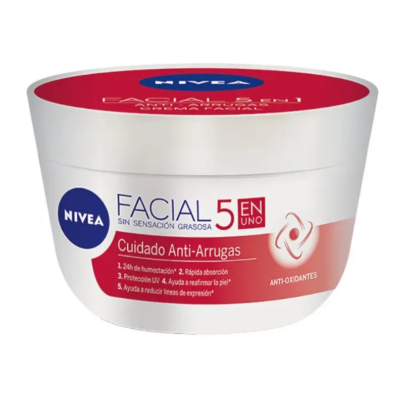 Crema antiarrugas 5en1 de NIVEA 50ml