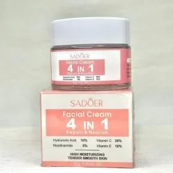 Crema con ácido hialurónico, Niacinamida, Vit.C y Vit.E 50gr