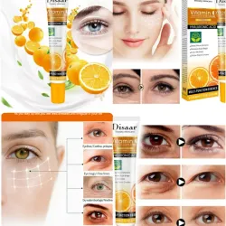 Crema de contorno de ojos con vitamina C y ácido hialurónico✨