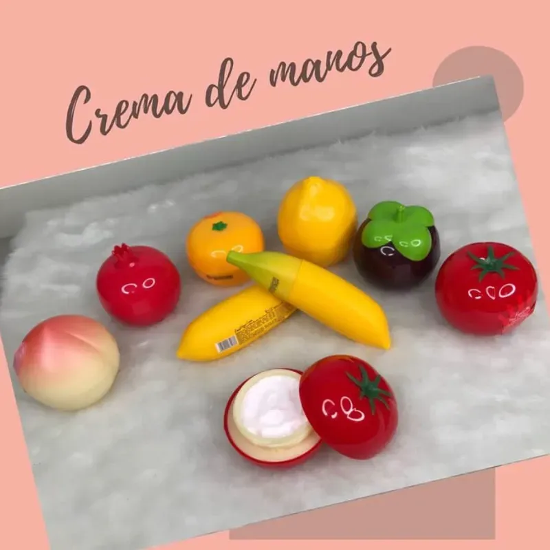 Crema para las manos con aroma de frutas