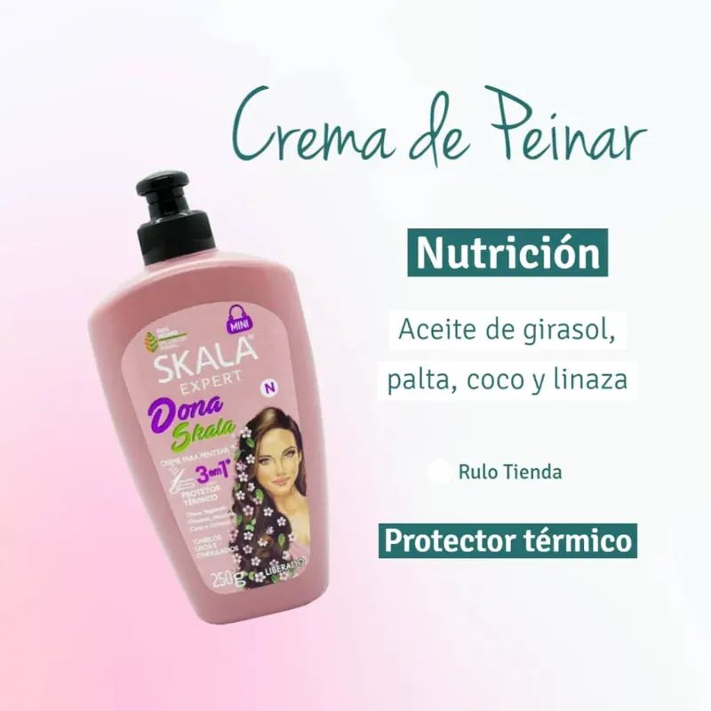 Crema de peinar Nutritiva 3 en 1| Skala