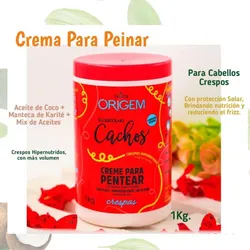Crema de peinar para cabellos crespos 100ml