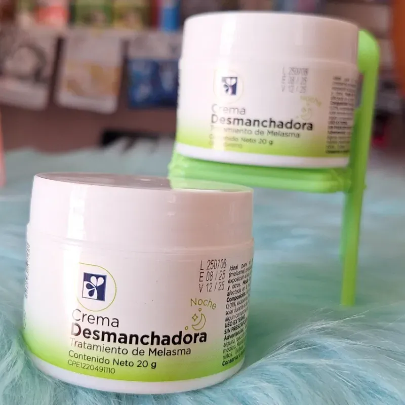 Crema Desmanchadora Noche para el tratamiento del melasma. 