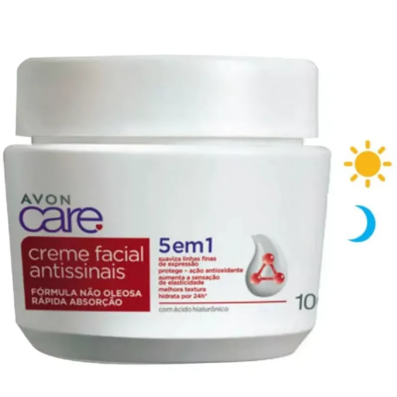 Crema facial antiarrugas 5 en 1 Avon 100ml