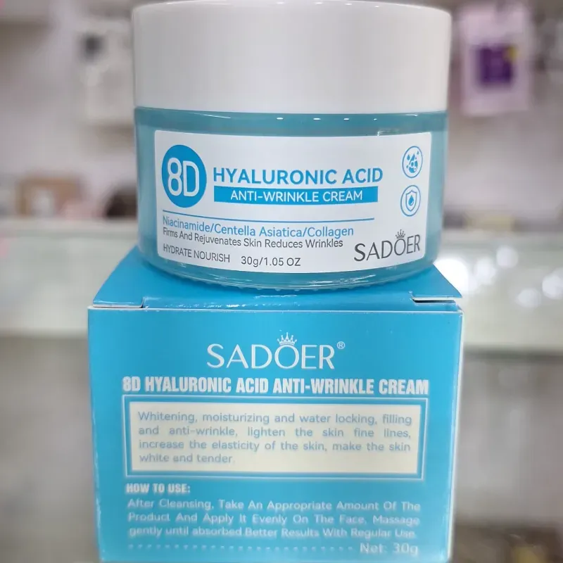 Crema facial de acido hialuronico 30gr