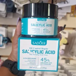 Crema facial de acido salicílico