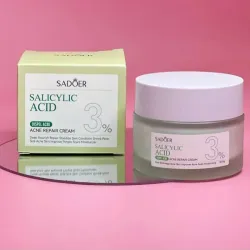 Crema facial de acido salicílico de sadoer 50gr