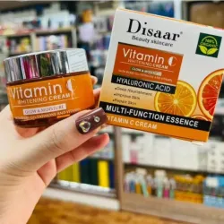 CREMA FACIAL DE VITAMINA C + ACIDO HIALURONICO DE DISAAR
