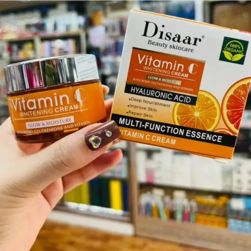 CREMA FACIAL DE VITAMINA C + ACIDO HIALURONICO DE DISAAR