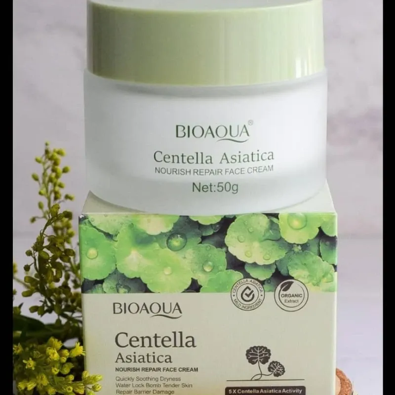 Crema Facial Hidratante Reparadora De Centella Asi Tica G Bioaqua Cremas Faciales Dani