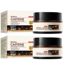 Crema para contorno de ojos con café 