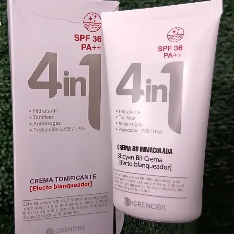 Crema tonificante con protección solar