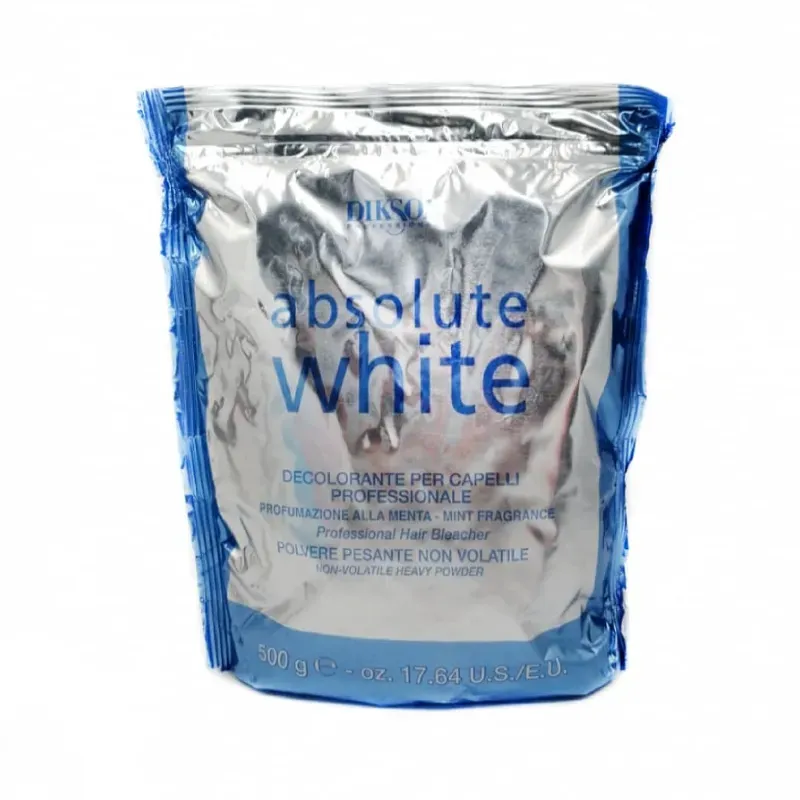 Decolorante profesional en polvo para el cabello Absolute White Dikson (500 g / 1.1 lb)