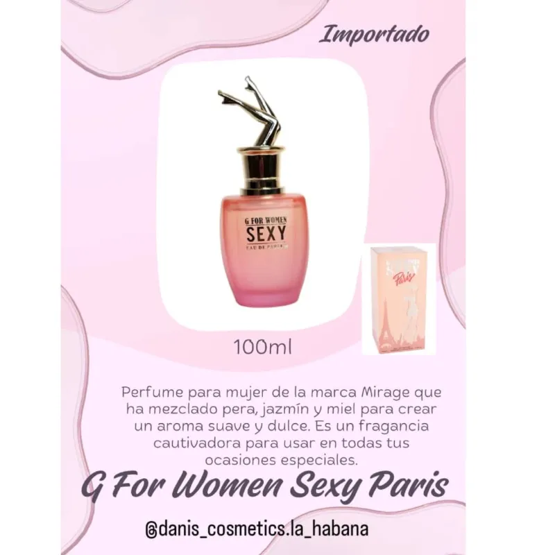 G For Women Sexy Paris (Made in India - Mujer)