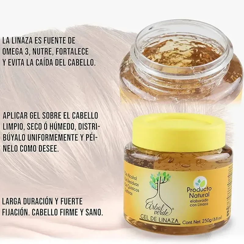 🌸Gel de linaza para el cabello.     250g.