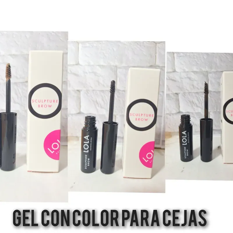 Gel para cejas con color 