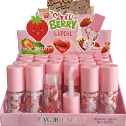 Gloss transparente de fresa