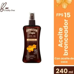 Hawaiian Tropic Bronceador Spray Protección Solar 15 FPS 240ml