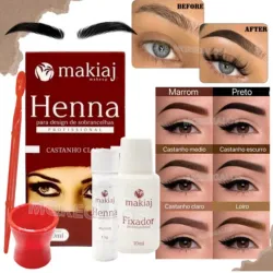 Henna Makiaj para que luzcas unas cejas definidas😍
