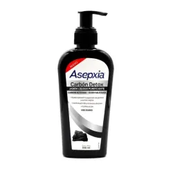 Jabón líquido facial Carbón Detox  200ml | Asepxia