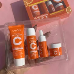 🌼Kit de viaje de cuidado facial de vitamina C, Sadoer 5