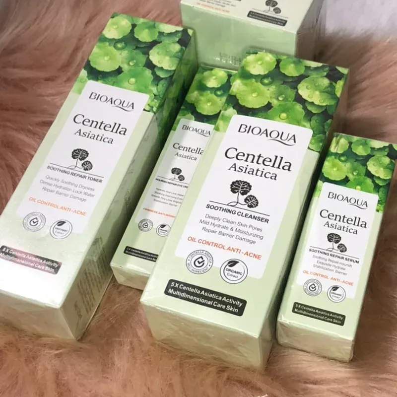 💚Kit facial Bioaqua Centella Asiática - Cuidado completo de tu piel