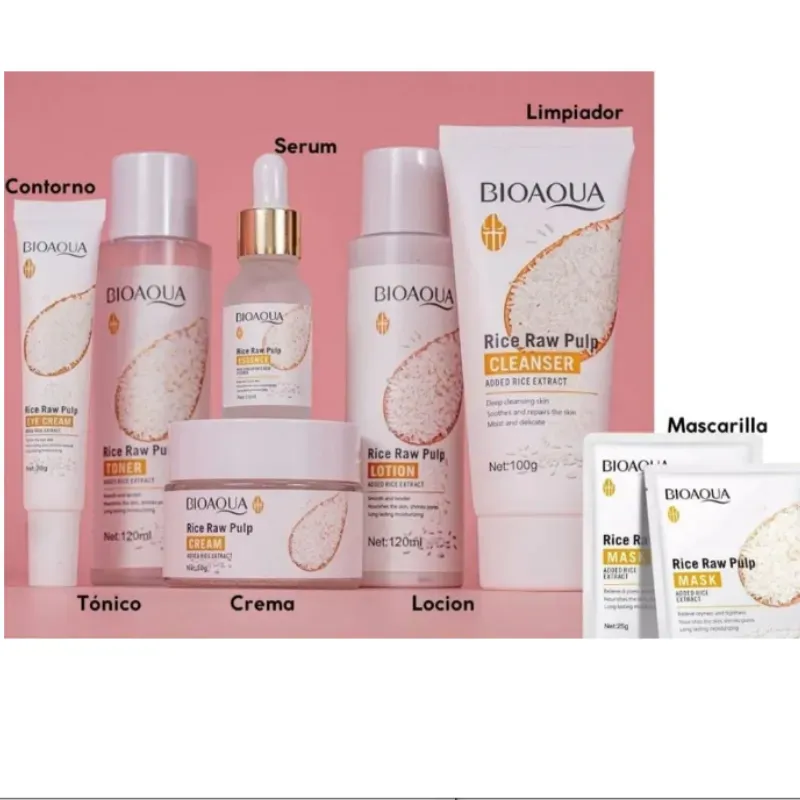 Kit Facial de arroz | BIOAQUA