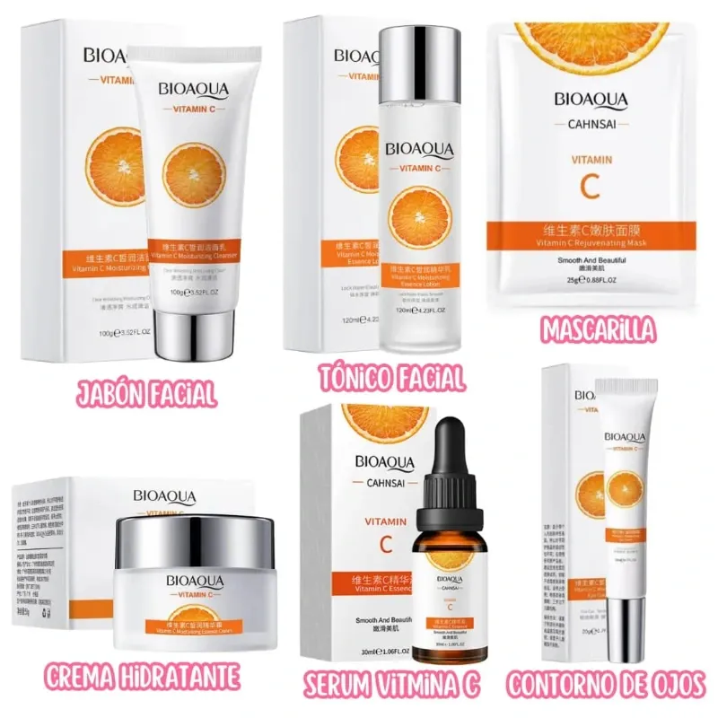 Kit Facial de vitamina C  BIOAQUA