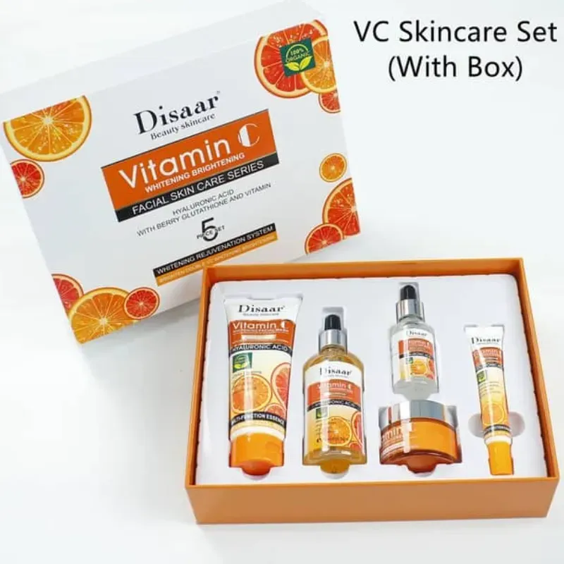 KIT PARA RUTINA FACIAL VITAMINA C y ACIDO HIALURONICO 