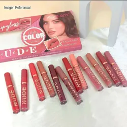 🤎Labiales mates NUDE de larga duración 