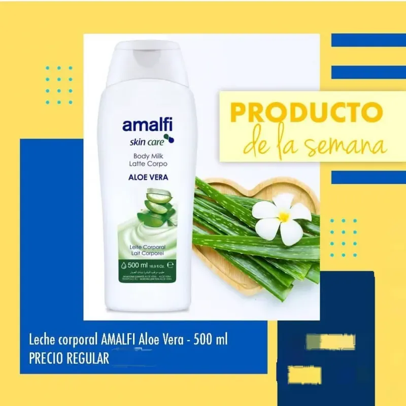 Leche corporal Amalfi de Aloe Vera 500ml