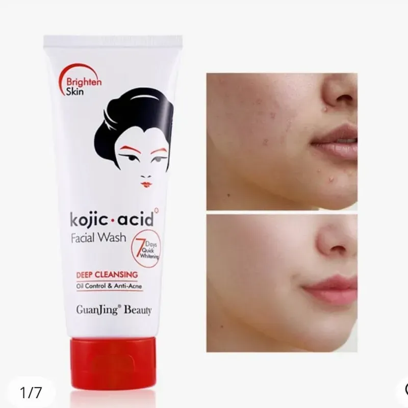 Limpiador facial de ácido kojic antiacne 100ml