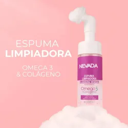 Limpiador facial en espuma de colágeno y Omega 3| Nevada
