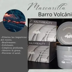 Mascarilla Facial Barro Volcánico KALIYABEAUTY
