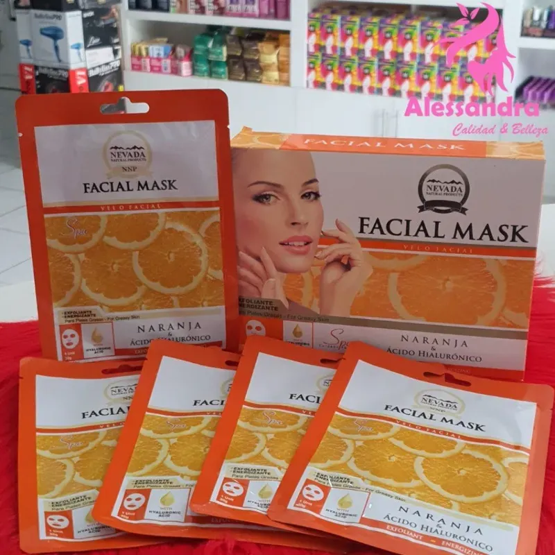 Mascarilla facial velo de Vitamina C💛