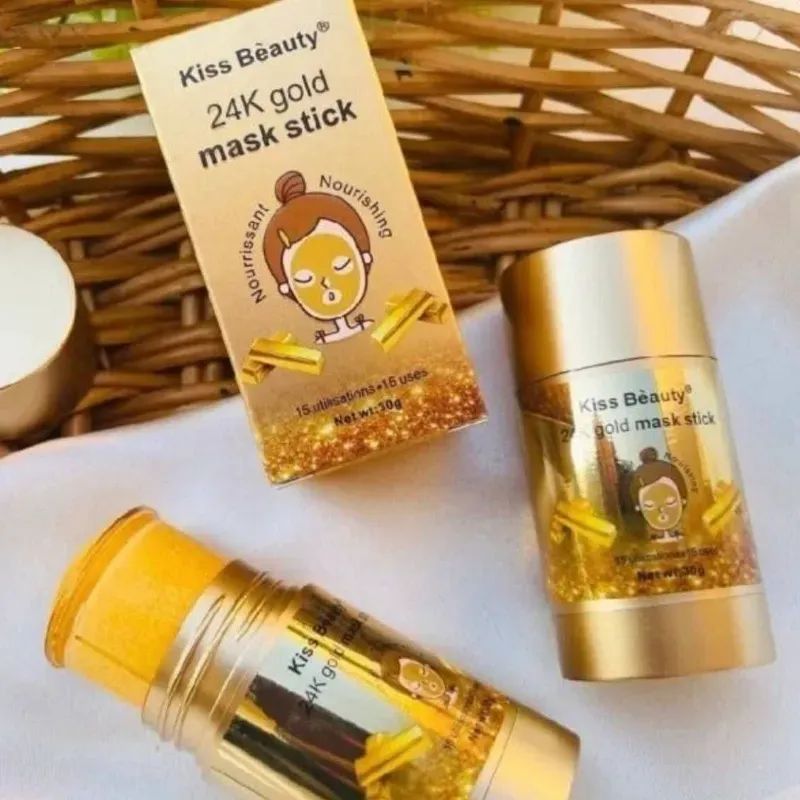 Mascarilla Roll-On Stick 24K Gold de Kiss Beauty