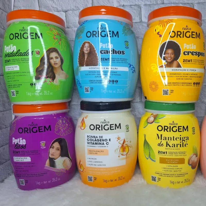 Mascarillas y cremas de peinar ORIGEM de 1kg