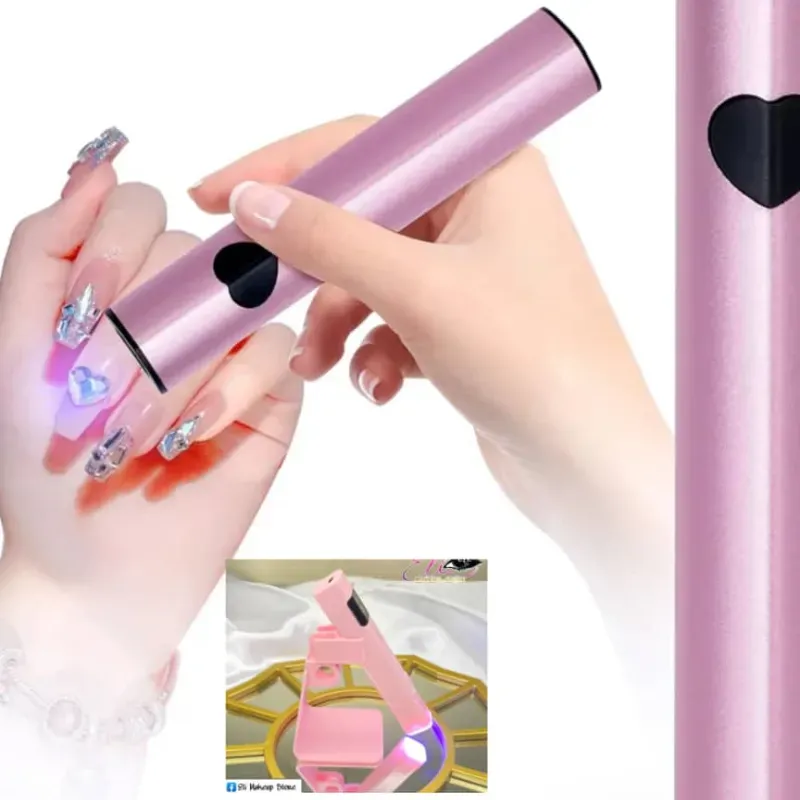 Mini lámpara UV gel recargable