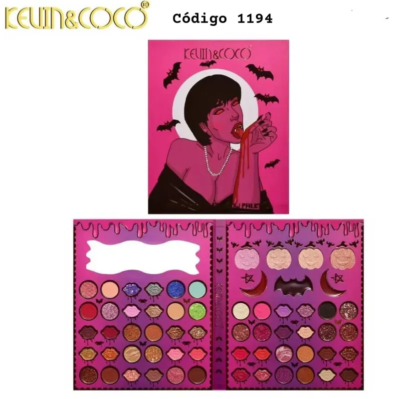 Paleta de Maquillaje KEVIN & COCO - Edición Halloween